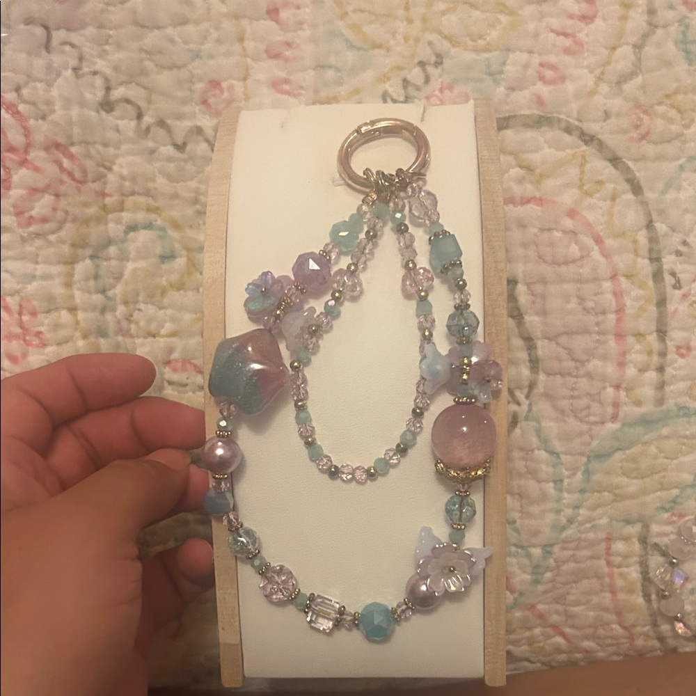 Beaded phone chain